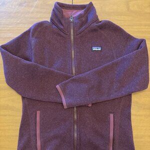 Girl's Patagonia full zip sweater jacket